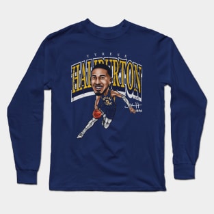 Tyrese Haliburton Indiana Cartoon Long Sleeve T-Shirt